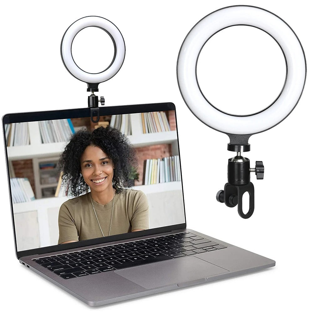 6.3-Inch LED Ring Light for Streaming & Selfies