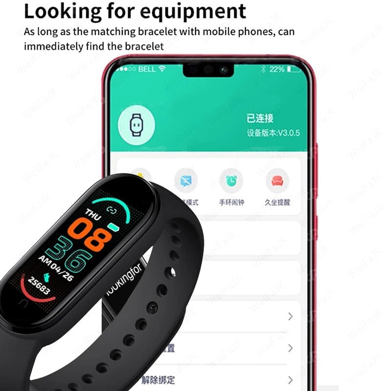PulseTrack M6 Smart Fitness Watch | Waterproof Heart Rate & Activity Tracker