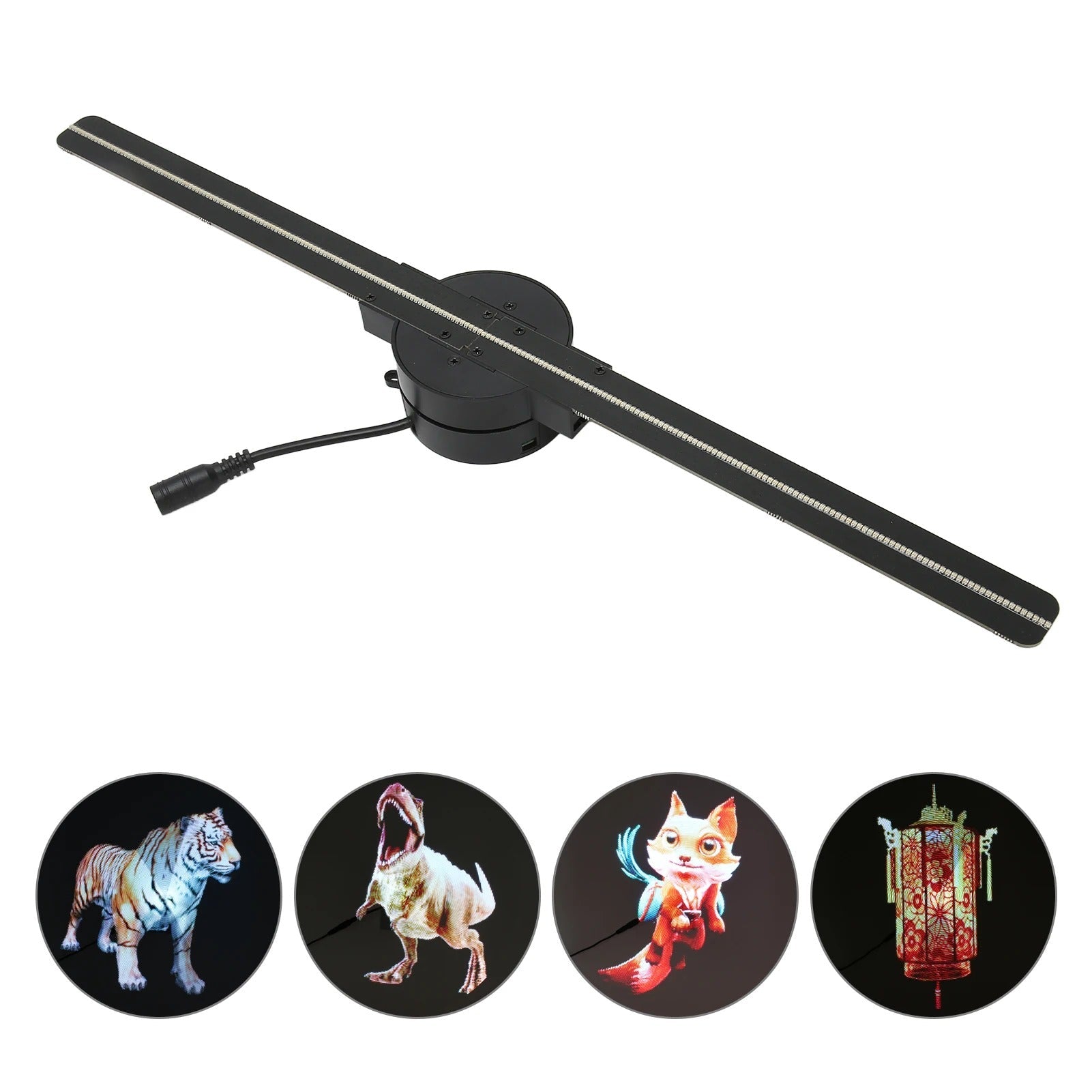16.5-Inch 3D Hologram Fan Projector – WiFi LED Display for Advertising & Retail