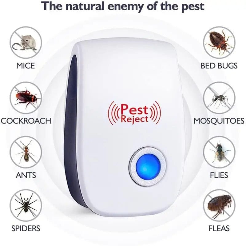 PestGuard Ultrasonic Pest Repeller | Electronic Chemical-Free Pest Control Device
