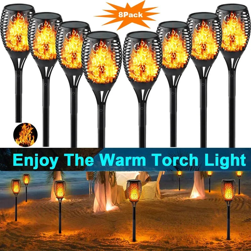 Solar Flame Torch Light