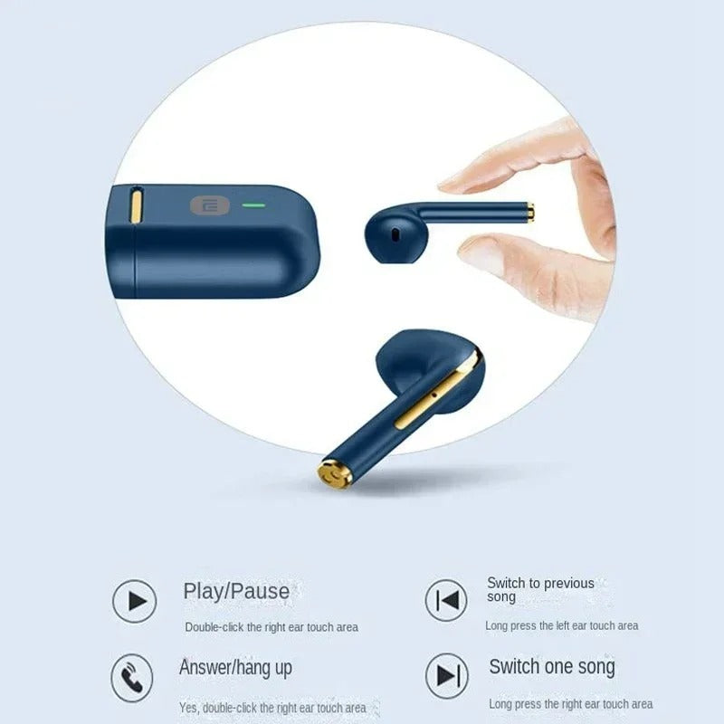 Pro Wireless Earbuds with Noise Cancelling, HiFi Sound & Waterproof Design
