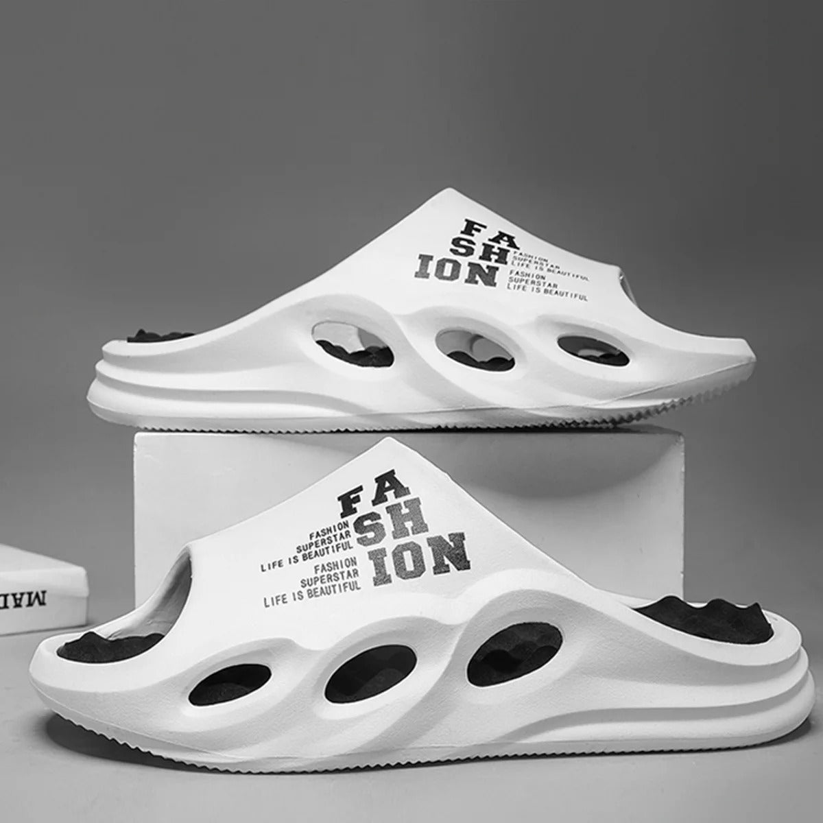 Men’s Non-Slip Massage Slippers Thick Sole Sandals