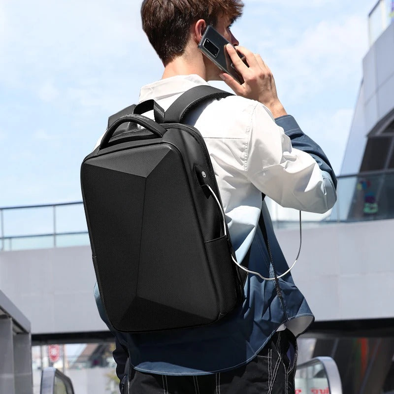 Anti-Theft Laptop Backpack – Waterproof Travel & Work Bag with USB Charging Port