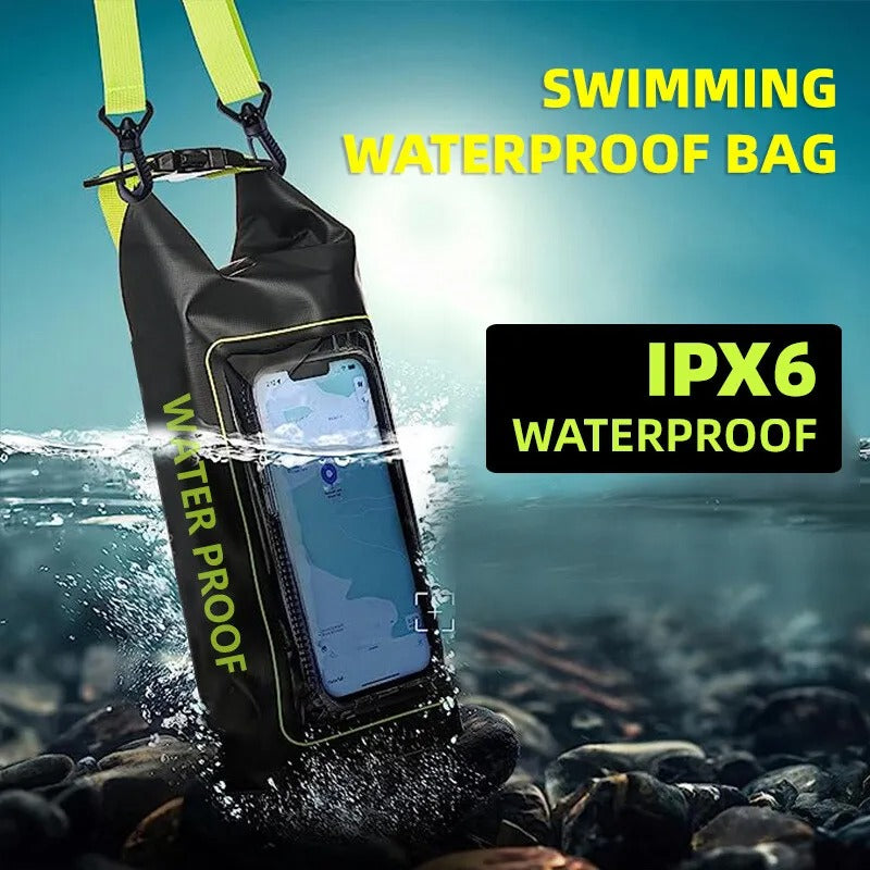 2L Dry Bag Swimming Pack – Waterproof Touch Screen Outdoor Storage Bag