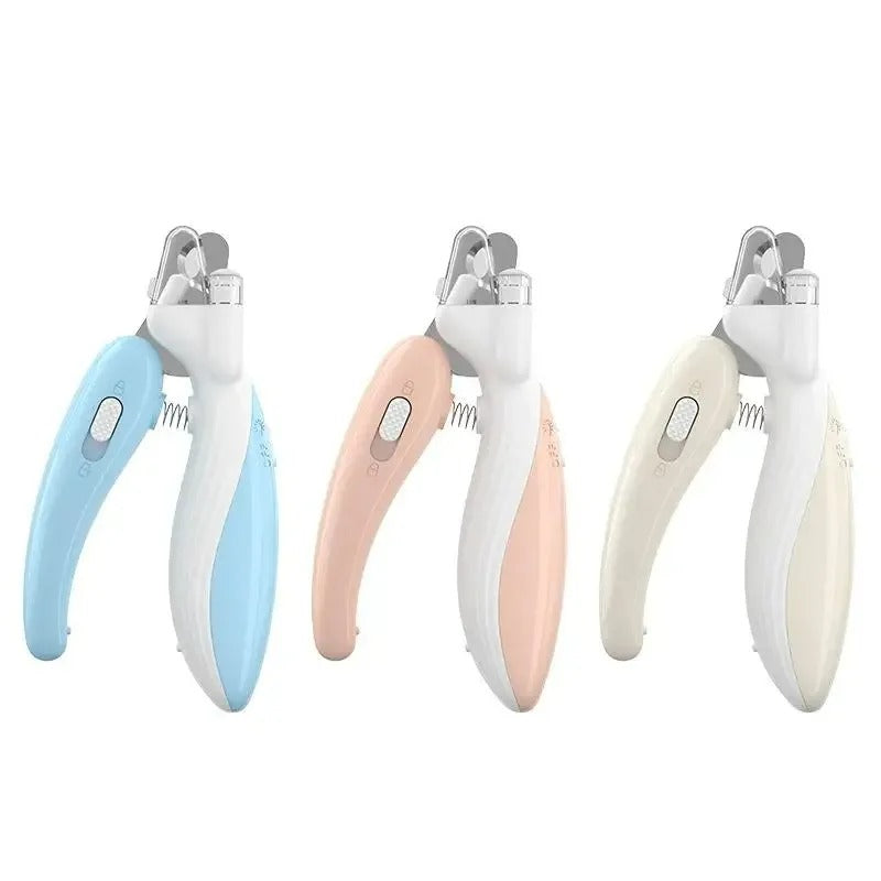 LED Pet Nail Clipper with Electric Grinder Trimmer