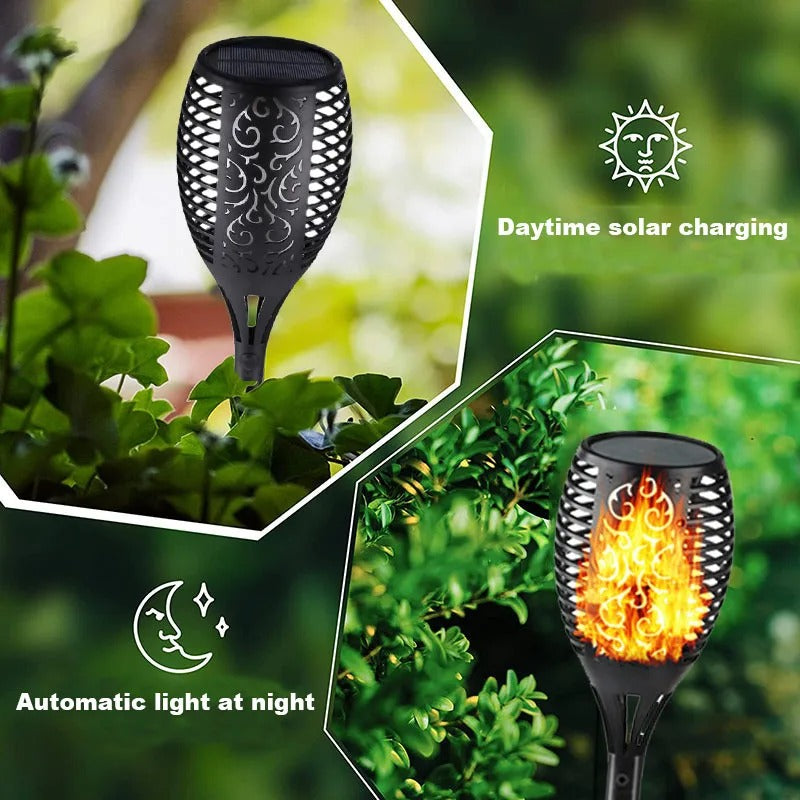 Solar Flame Torch Light