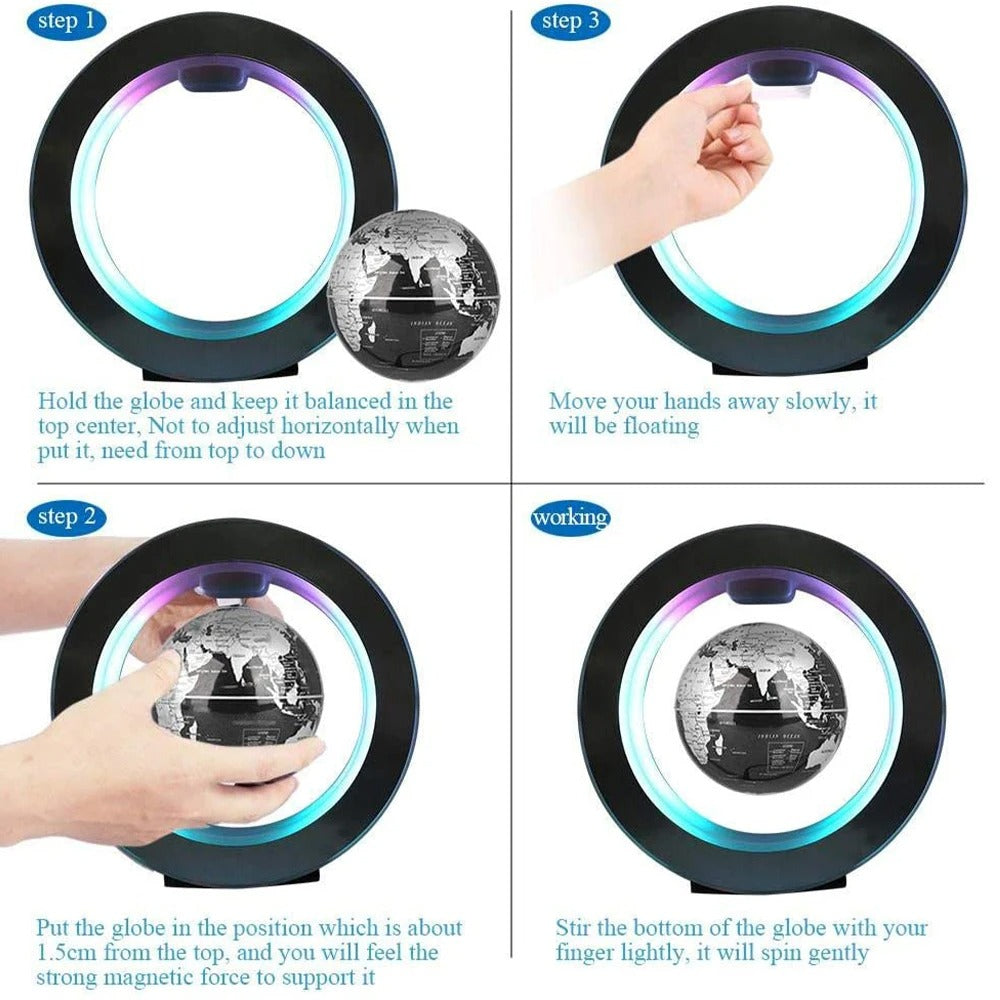 Levitating Globe Table Lamp