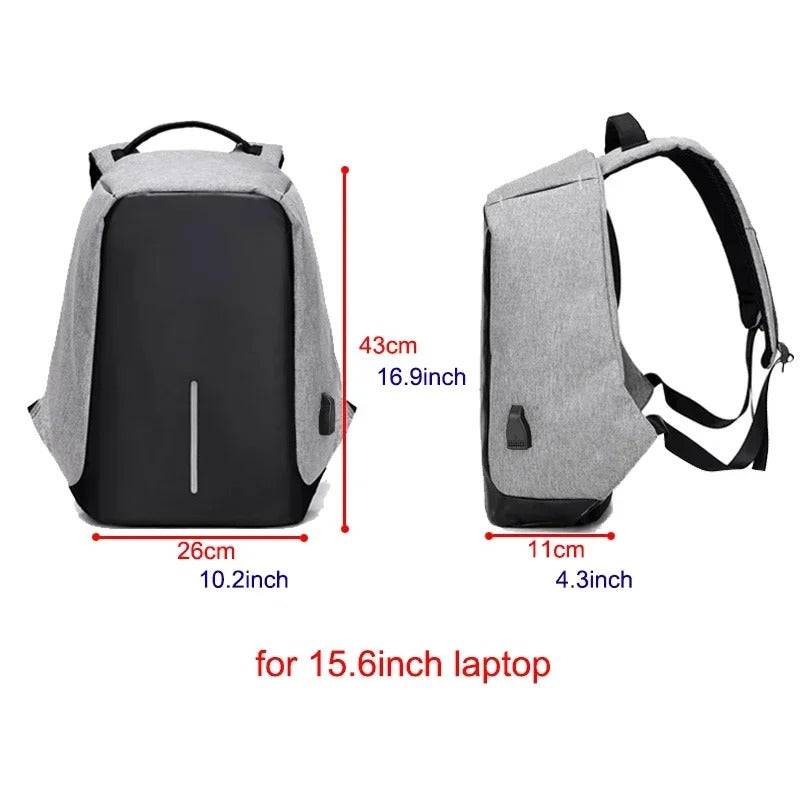 Anti-Theft Laptop Backpack – Waterproof Travel & Work Bag