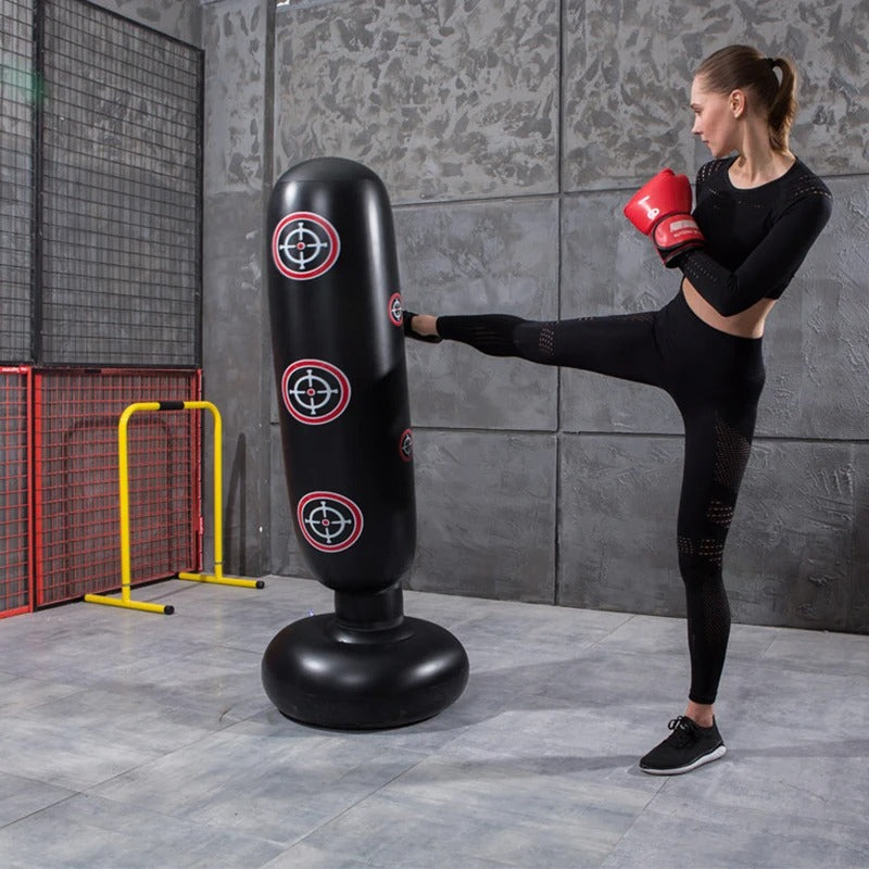 Inflatable Freestanding Boxing Punching Bag for Home Training