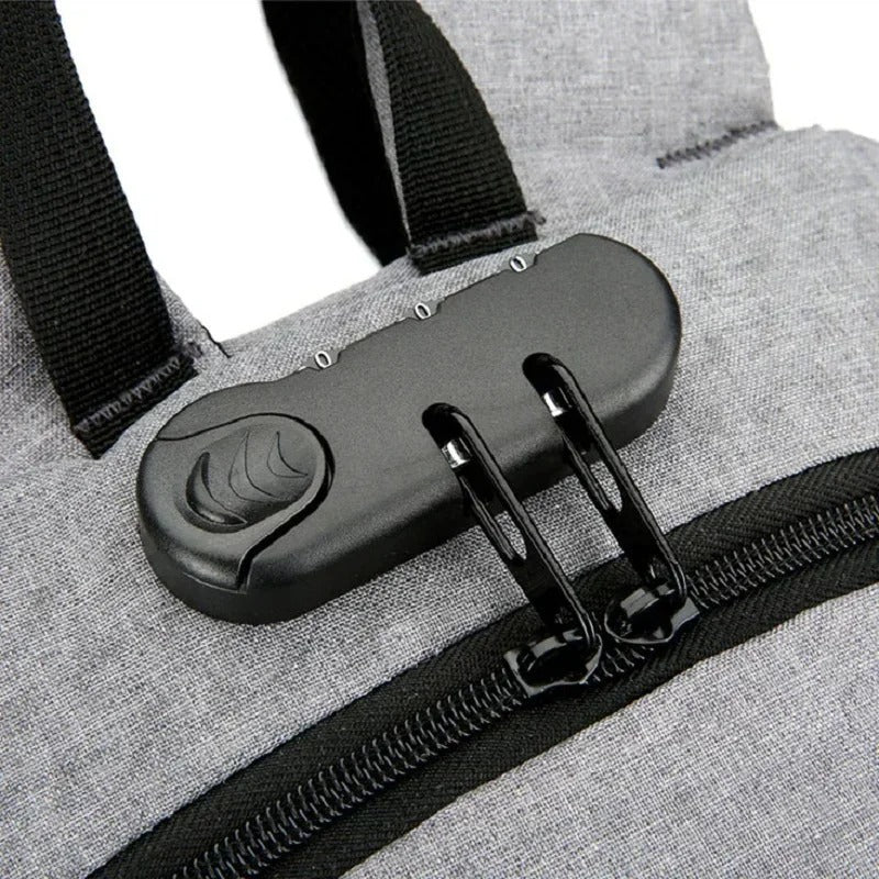 Anti-Theft Laptop Backpack with Password Lock – Waterproof Travel & Work Bag