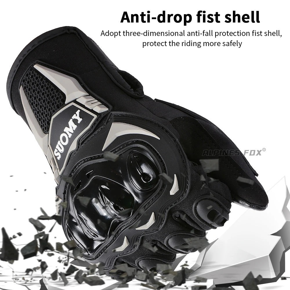 Winter Waterproof Motorcycle Gloves – Touchscreen, Insulated, Cycling & Motocross for Men & Women
