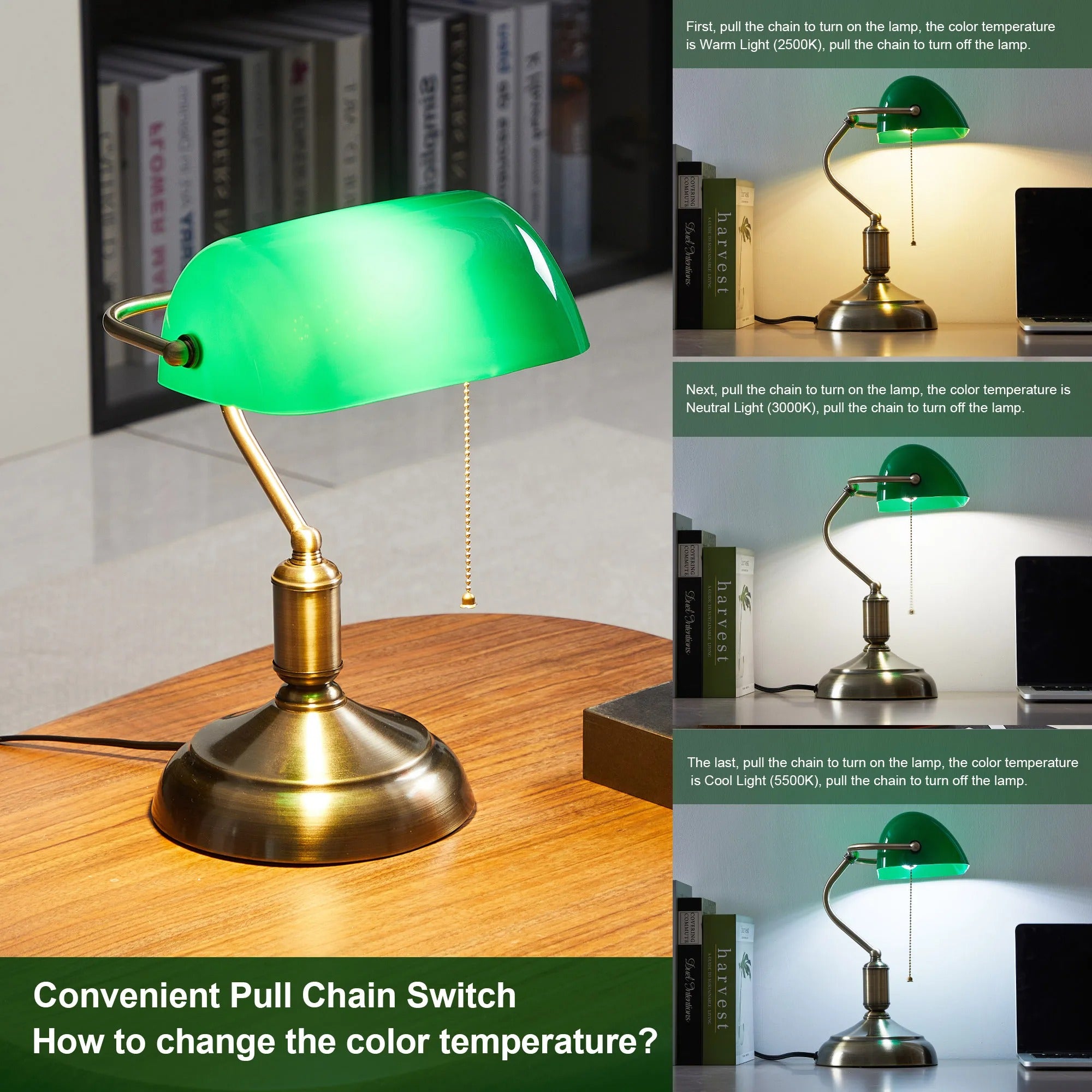 Classic Bank Desk Lamp