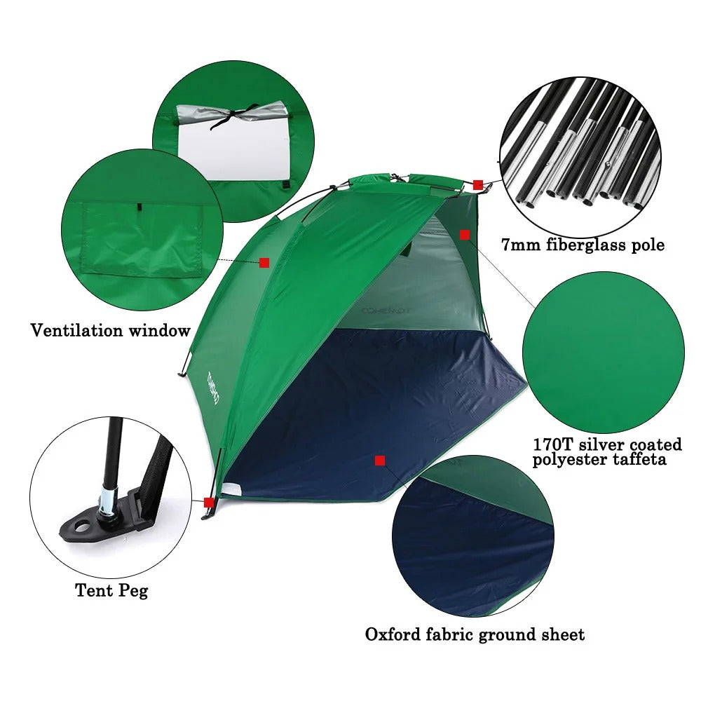 2-Person Outdoor Beach Tent