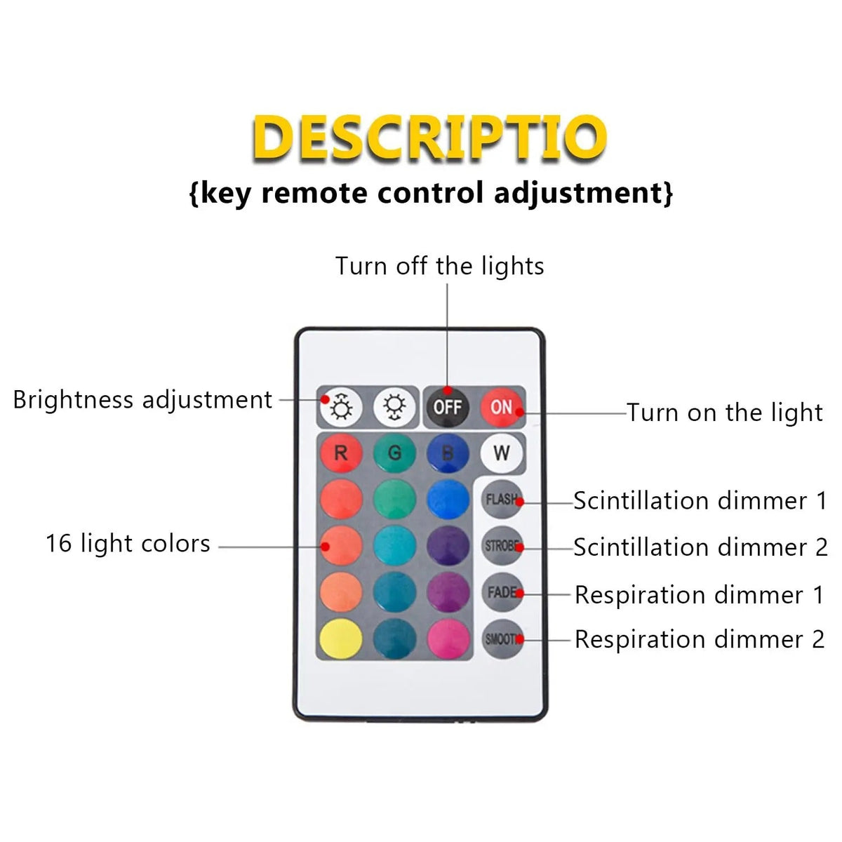 Ocean Wave Projector Light – 16 Color Aurora Glow LED Lamp