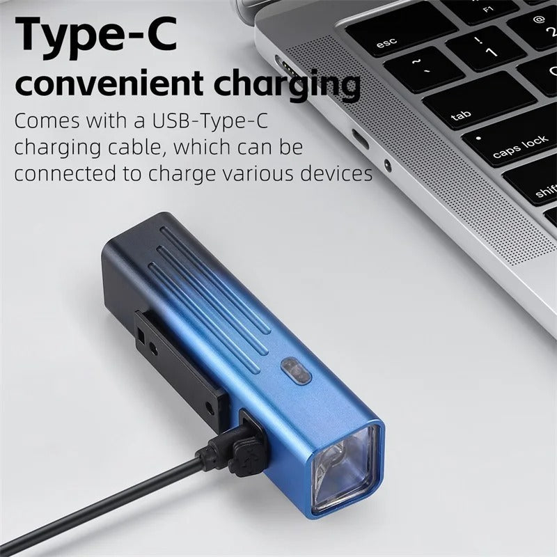 USB Rechargeable Bike Light Set – Front Headlight & Rear Warning Light