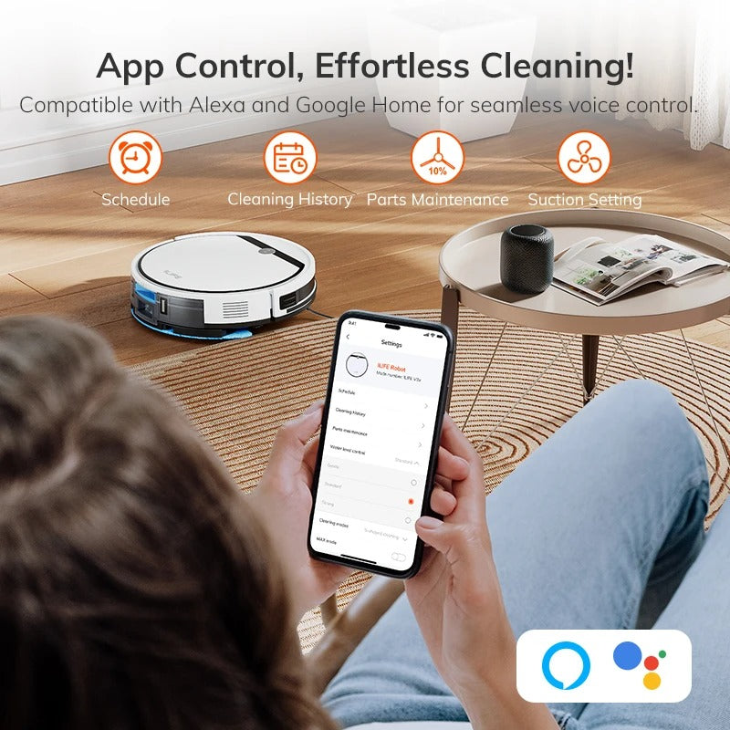 V3X Robot Vacuum Mop Combo – 3000Pa Smart Cleaner