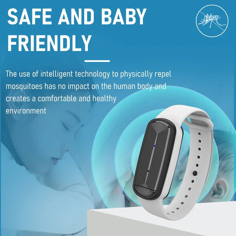 Electronic Mosquito Prevention Bracelet – Ultrasonic Mosquito Repellent