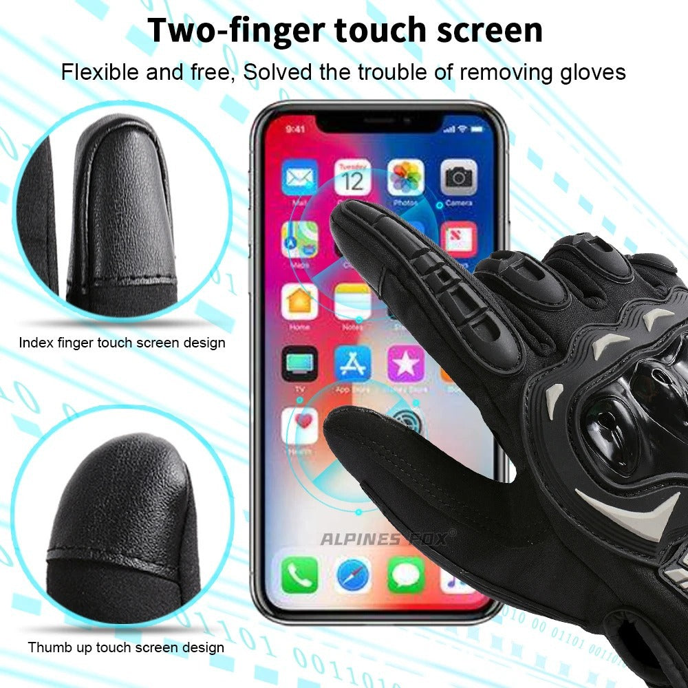 Winter Waterproof Motorcycle Gloves – Touchscreen, Insulated, Cycling & Motocross for Men & Women
