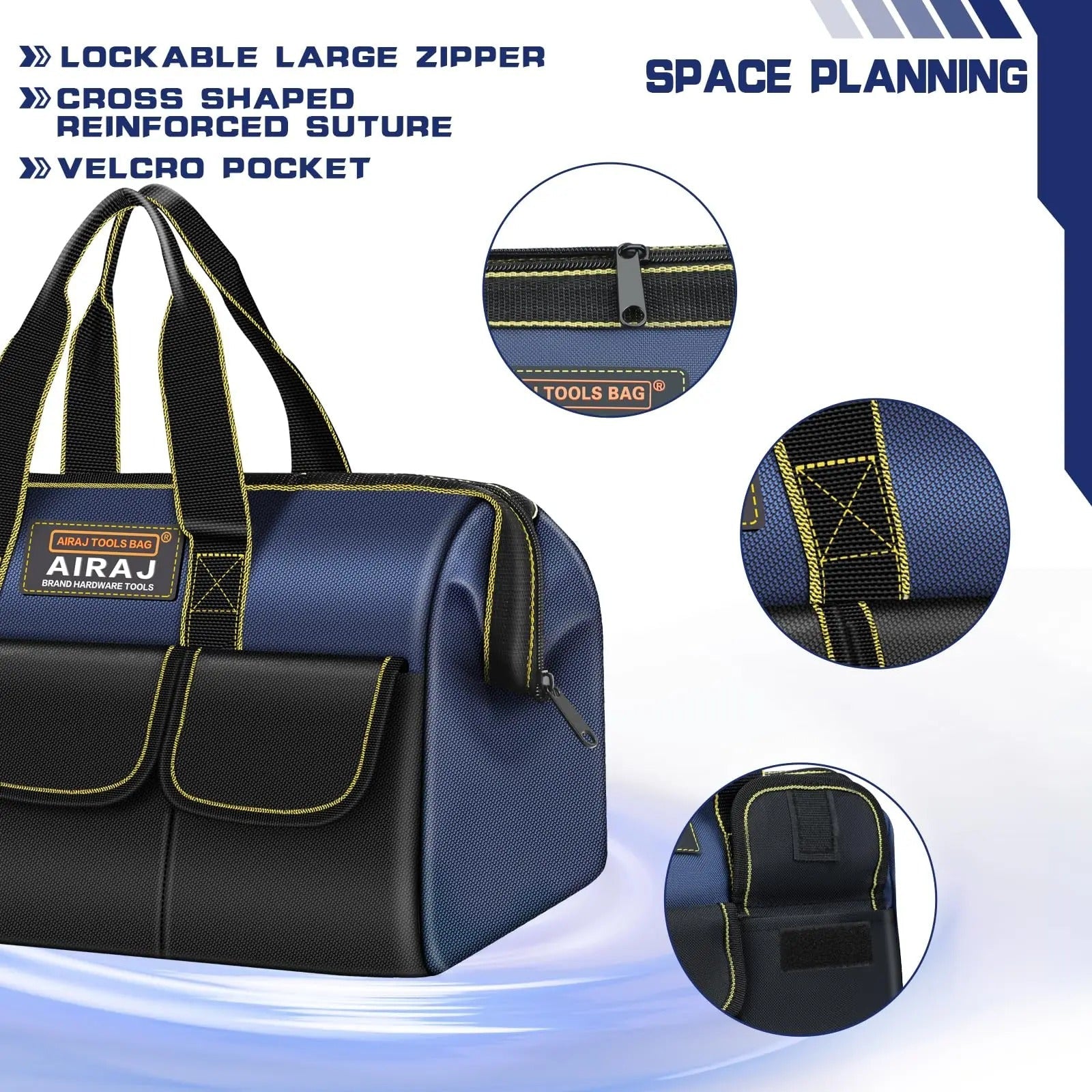 Multifunctional Tool Bag – Heavy Duty Waterproof Organizer