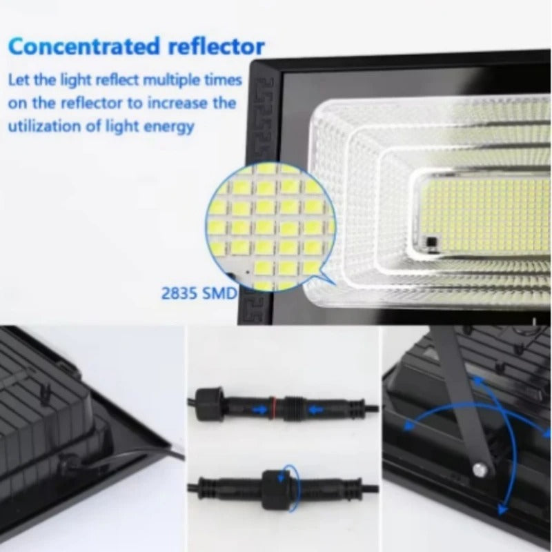 Remote Solar Flood Light