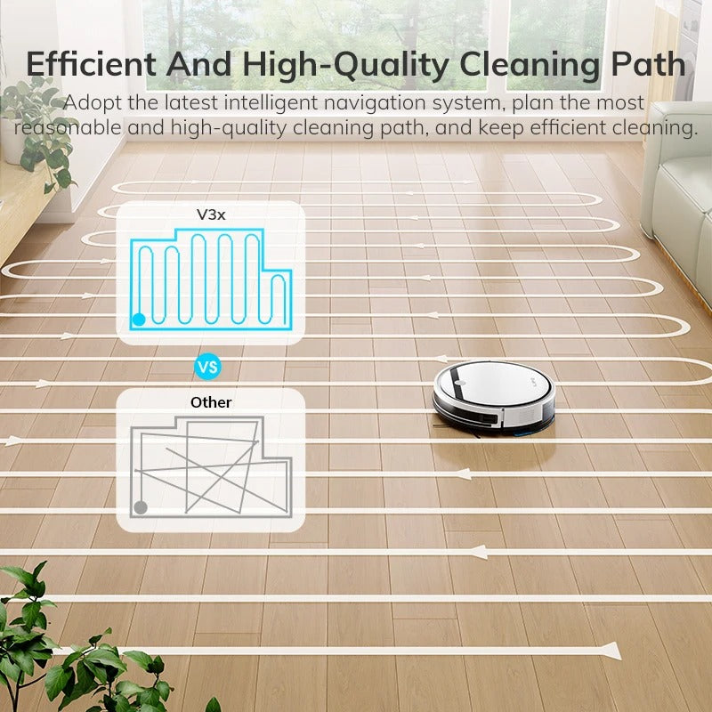 V3X Robot Vacuum Mop Combo – 3000Pa Smart Cleaner
