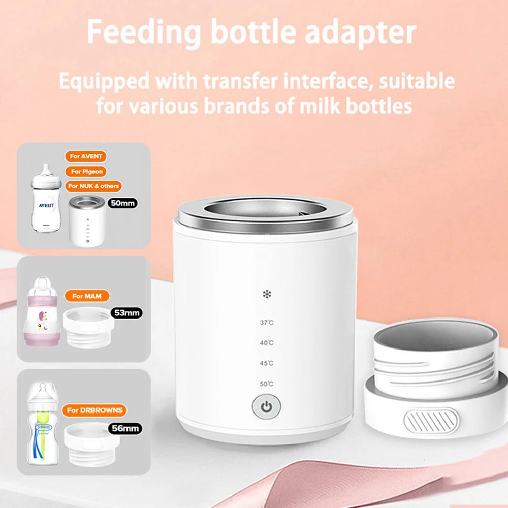 N1 Baby Bottle Warmer – Portable USB Rechargeable Milk Heater and Sterilizer