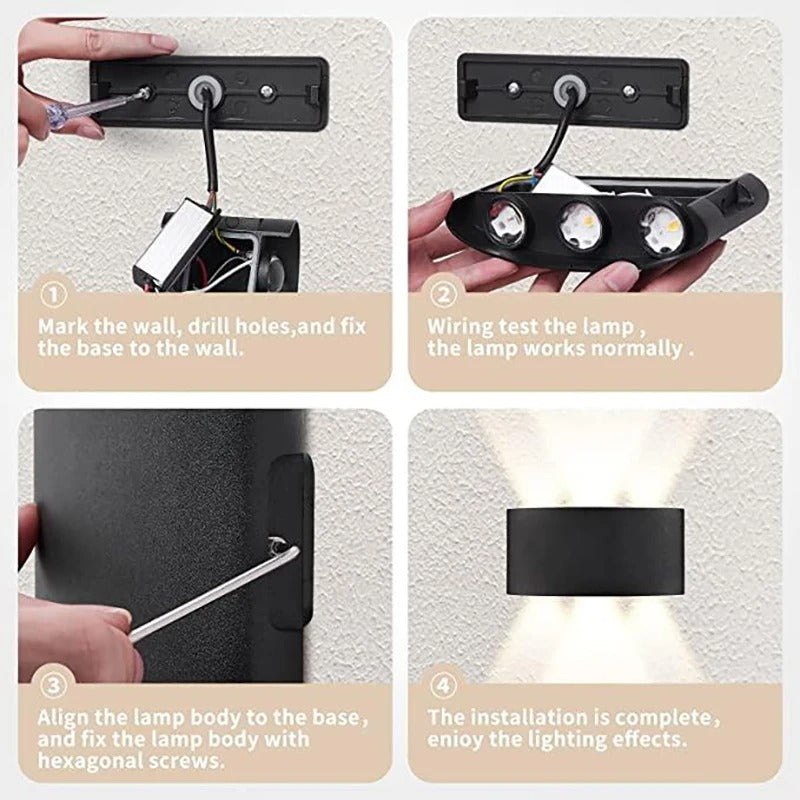 Modern Up Down Wall Light