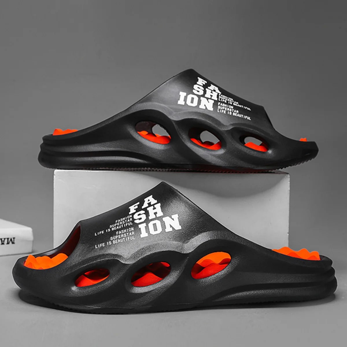 Men’s Non-Slip Massage Slippers Thick Sole Sandals