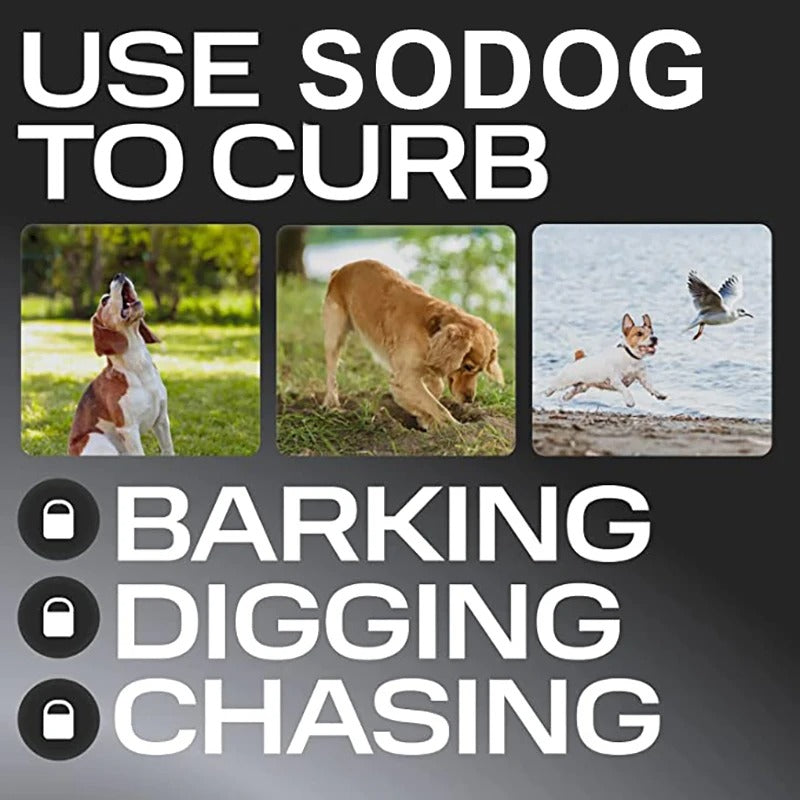 Ultrasonic Dog Training & Bark Control Device – Rechargeable Pet Trainer