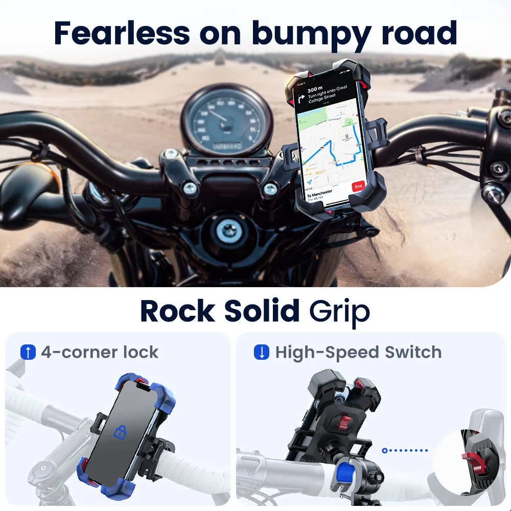 360° Bike & Motorbike Phone Holder Mount