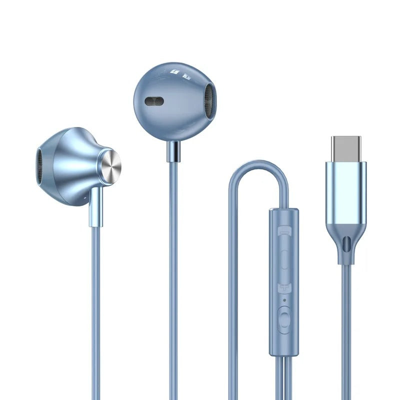 9D Stereo Gaming Headset Wired Earphones – HiFi Bass, Type-C & 3.5mm
