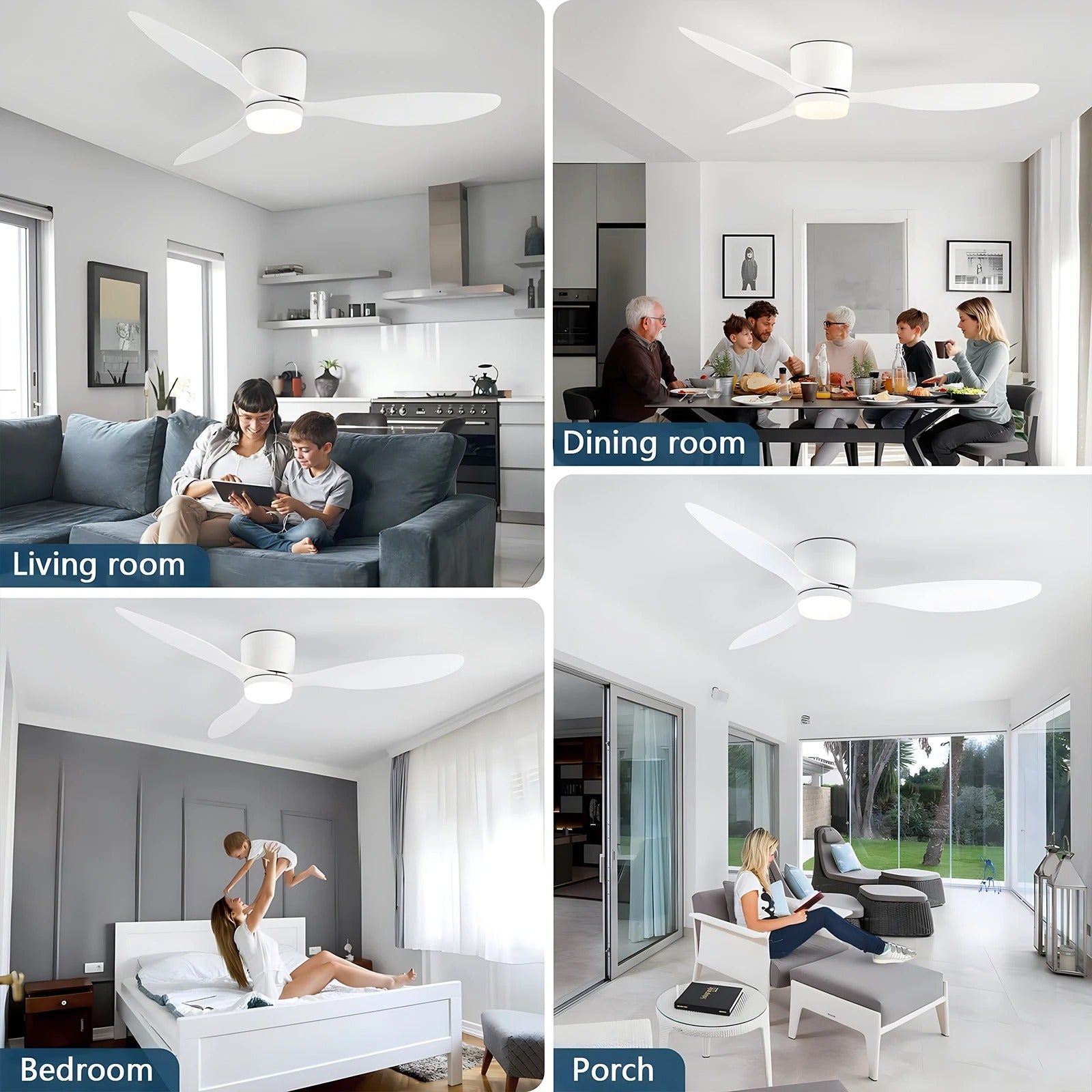 Modern Ceiling Fan – Stylish Air Circulator