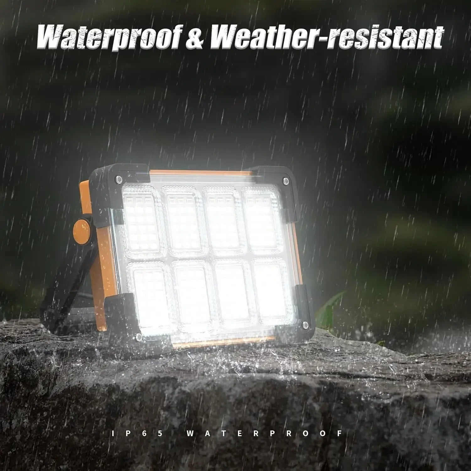 New Rechargeable Solar Flood Light Outdoor Portable Led