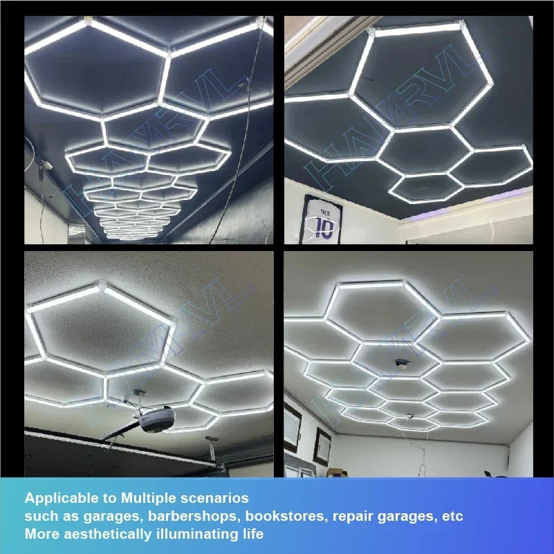 Honeycomb Hexagon Ceiling Light