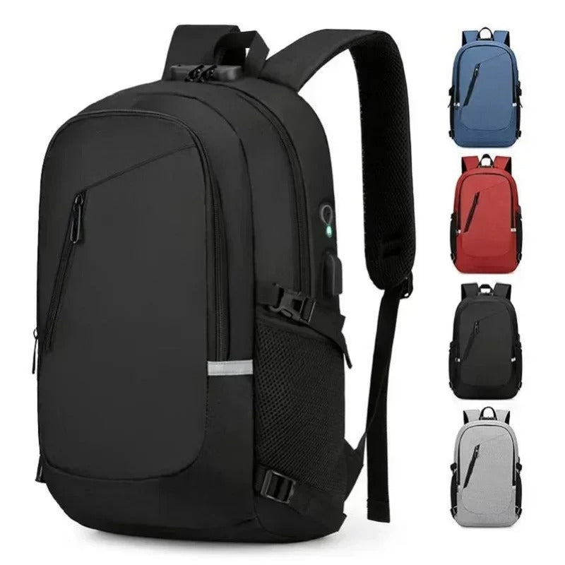 Anti-Theft Laptop Backpack with Password Lock – Waterproof Travel & Work Bag