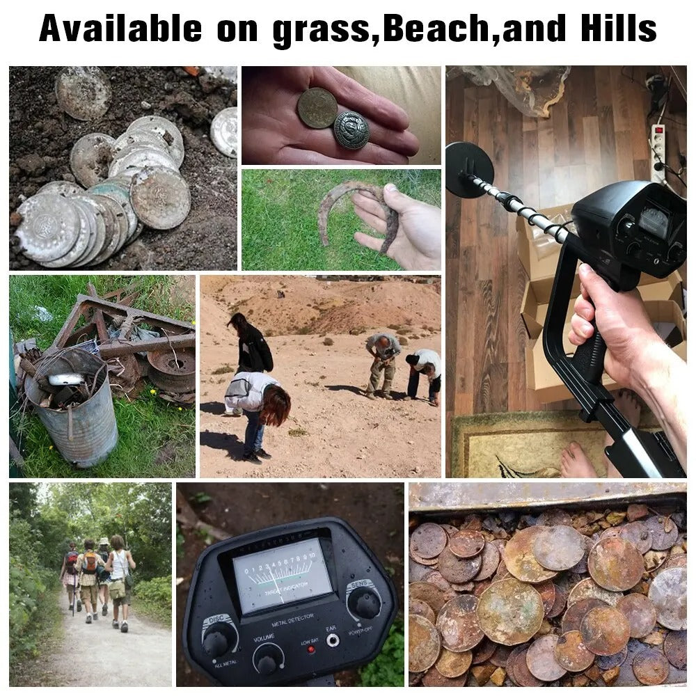 Underground Metal Detector – Adjustable Gold Treasure Finder