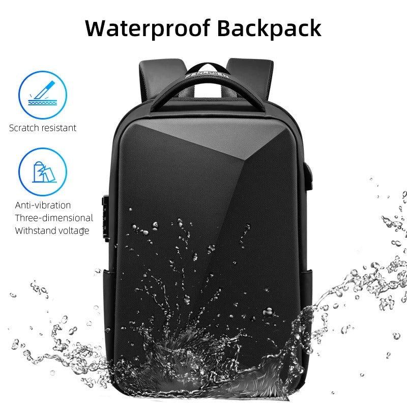Anti-Theft Laptop Backpack – Waterproof Travel & Work Bag with USB Charging Port