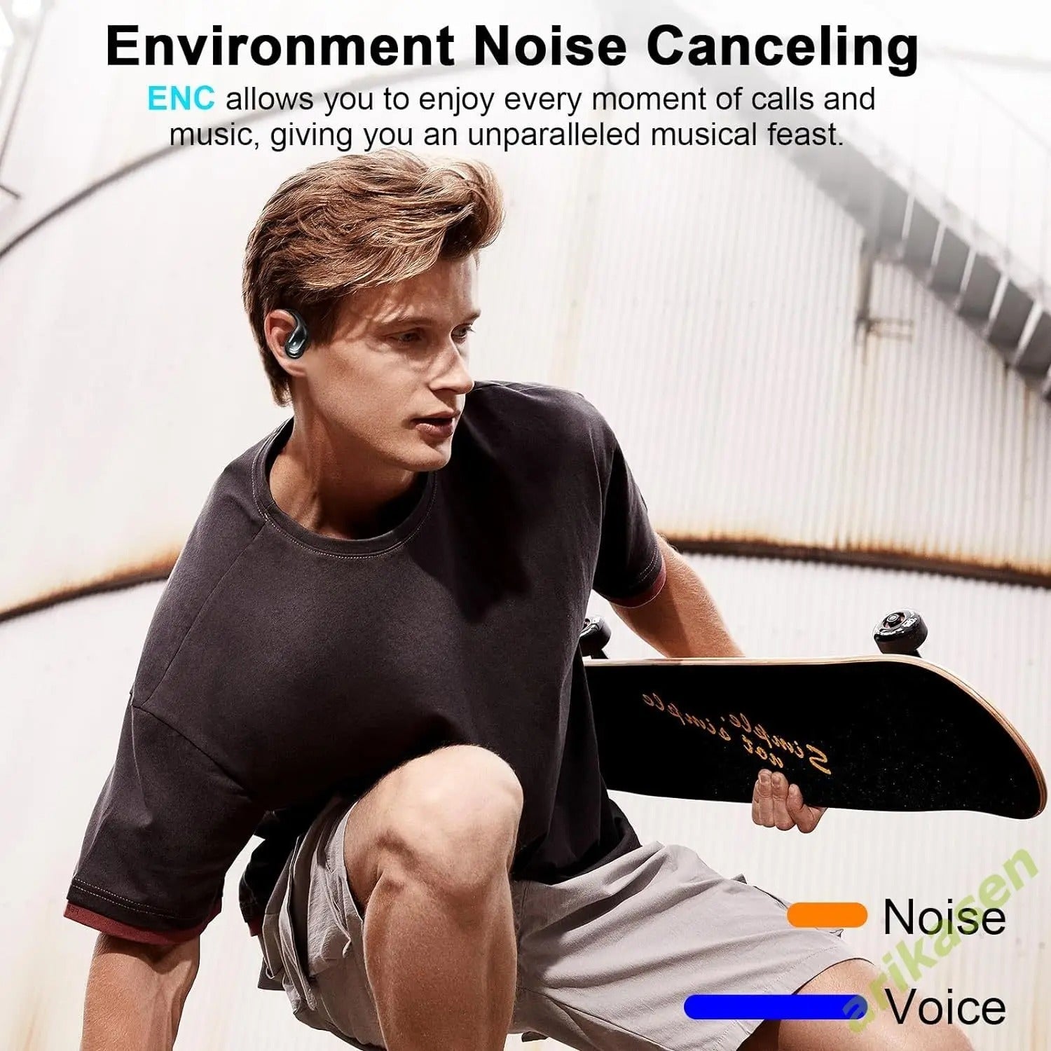 Bluetooth 5.3 Wireless Headphones IP7 Waterproof Earphones
