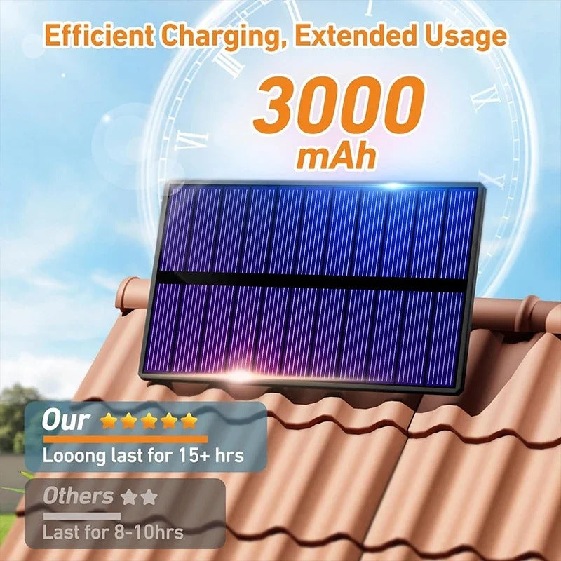 Split Solar Motion Flood Light