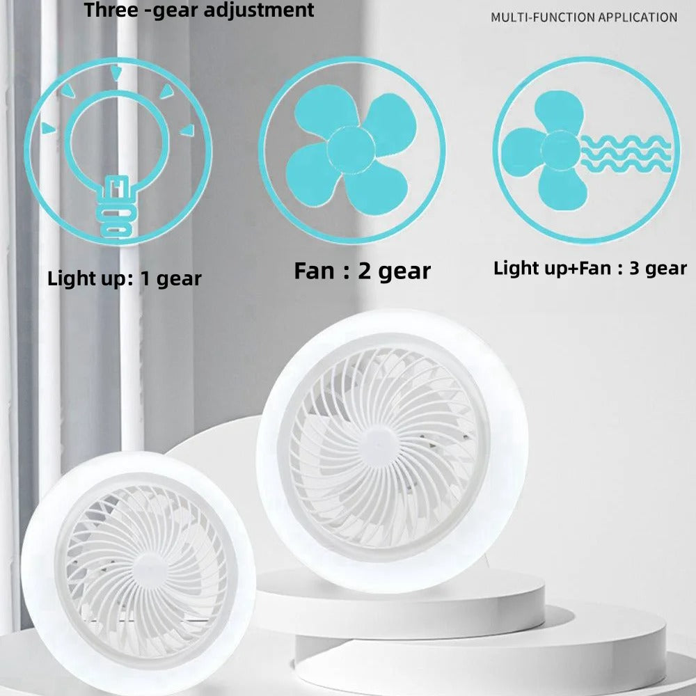 Smart 3-in-1 Ceiling Fan with Remote Control