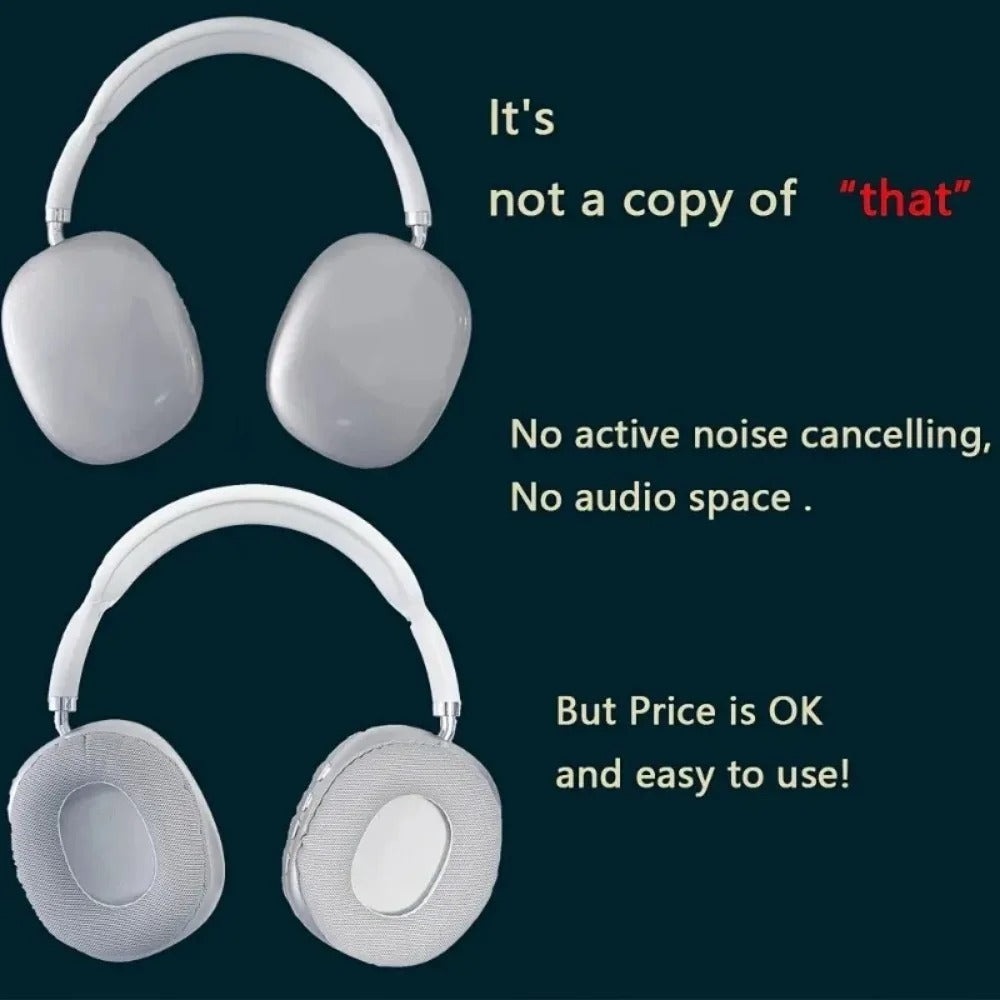 Wireless Bluetooth Headphones with Noise Cancelling & HD Mic