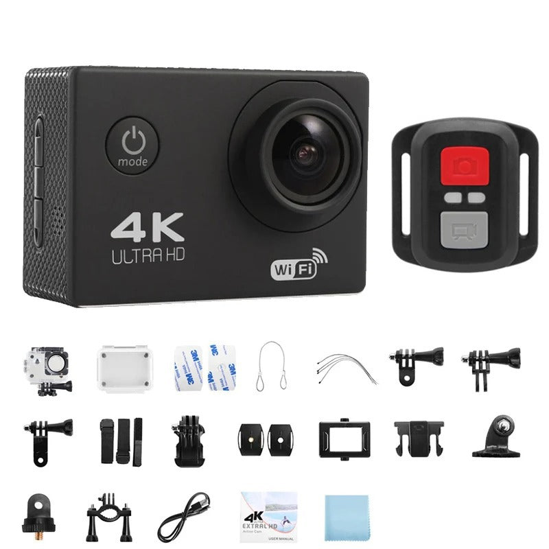 Ultra HD 4K Waterproof Action Camera for Outdoor Sports