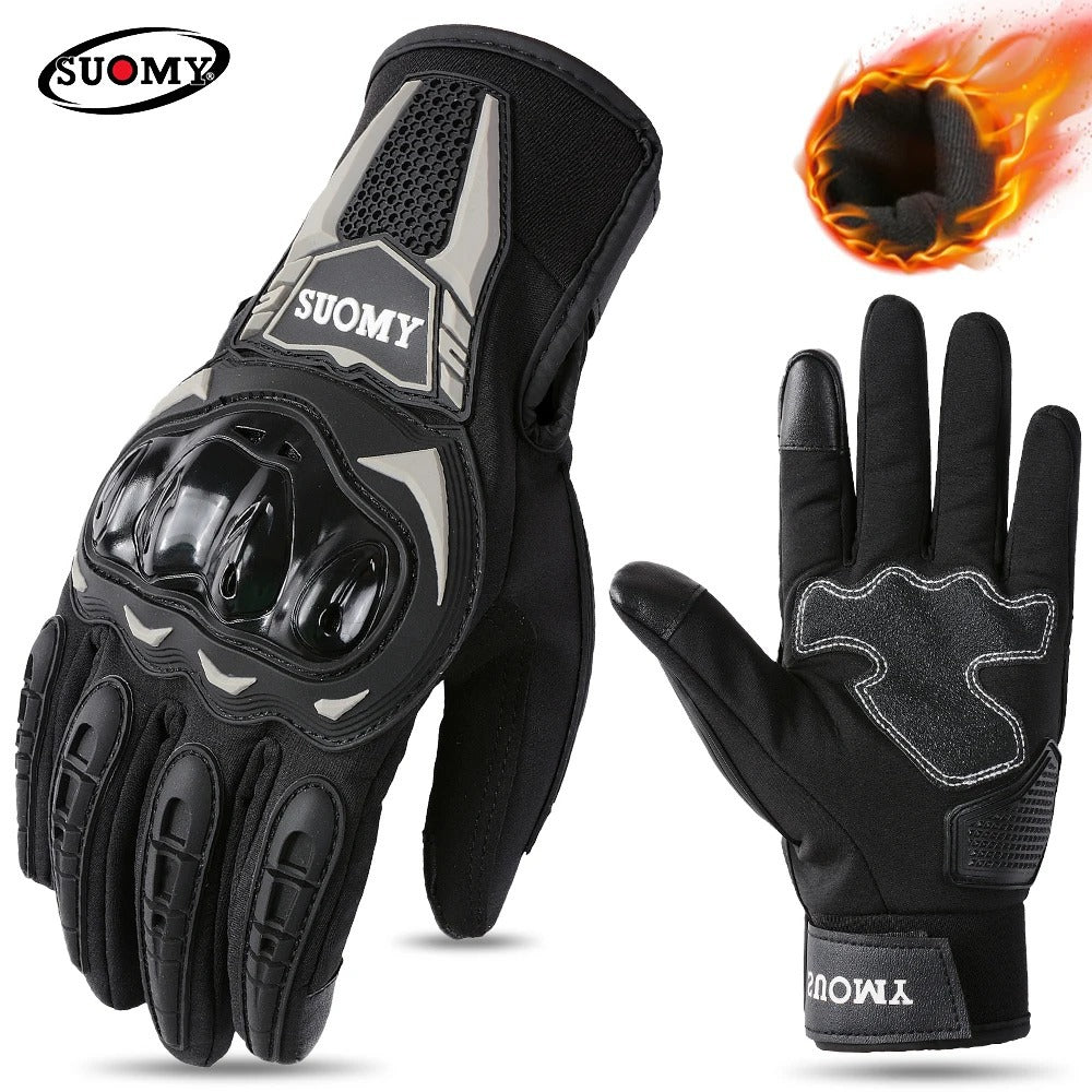 Winter Waterproof Motorcycle Gloves – Touchscreen, Insulated, Cycling & Motocross for Men & Women