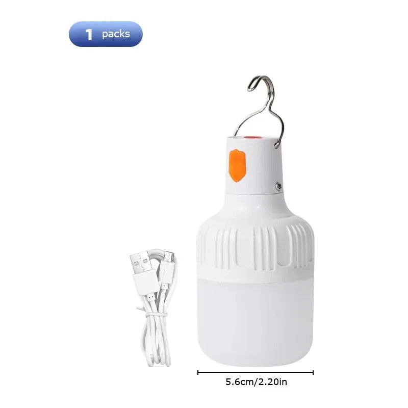 USB Rechargeable LED Camping Light with Hanging Hook