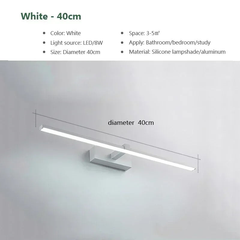 Modern Aluminium Mirror Wall Light