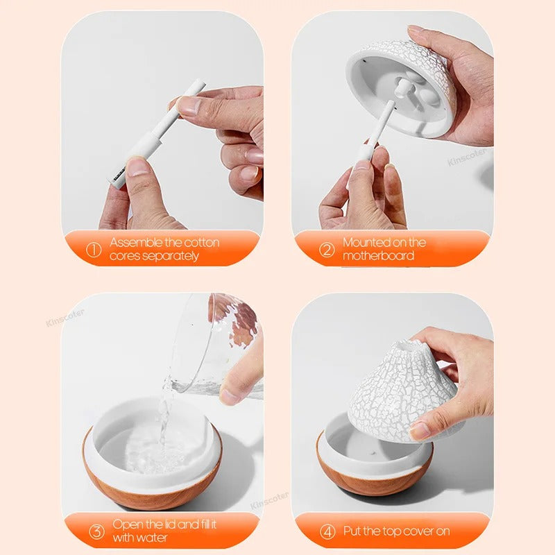 300ML Volcano Air Humidifier – Desktop Electric USB Humidifier