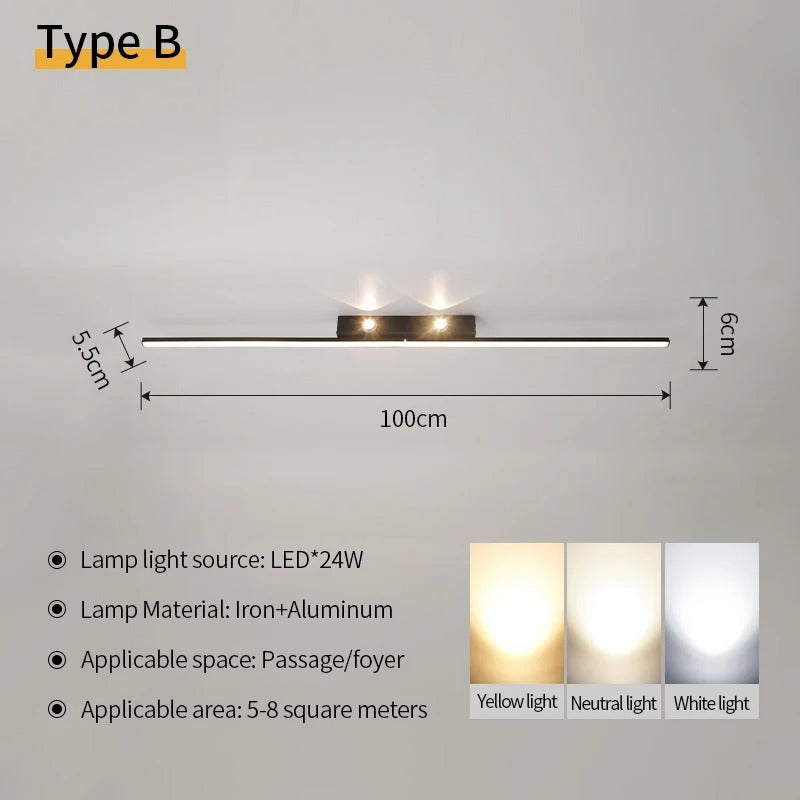 Modern Tri-Colour Ceiling Chandelier