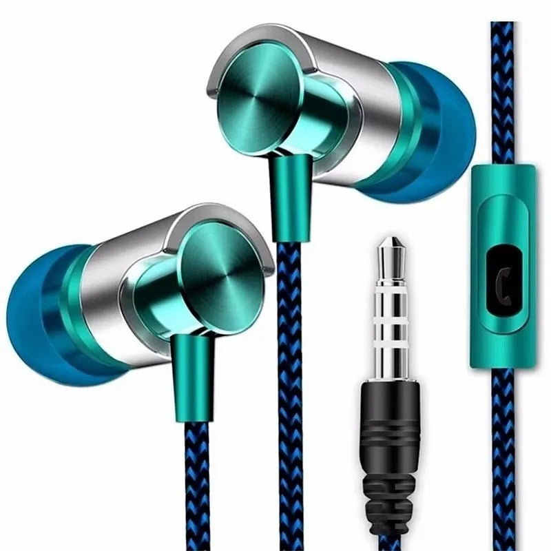 Hi-Fi Wired In-Ear Earphones – Noise Cancelling, Ergonomic 3.5mm Headphones