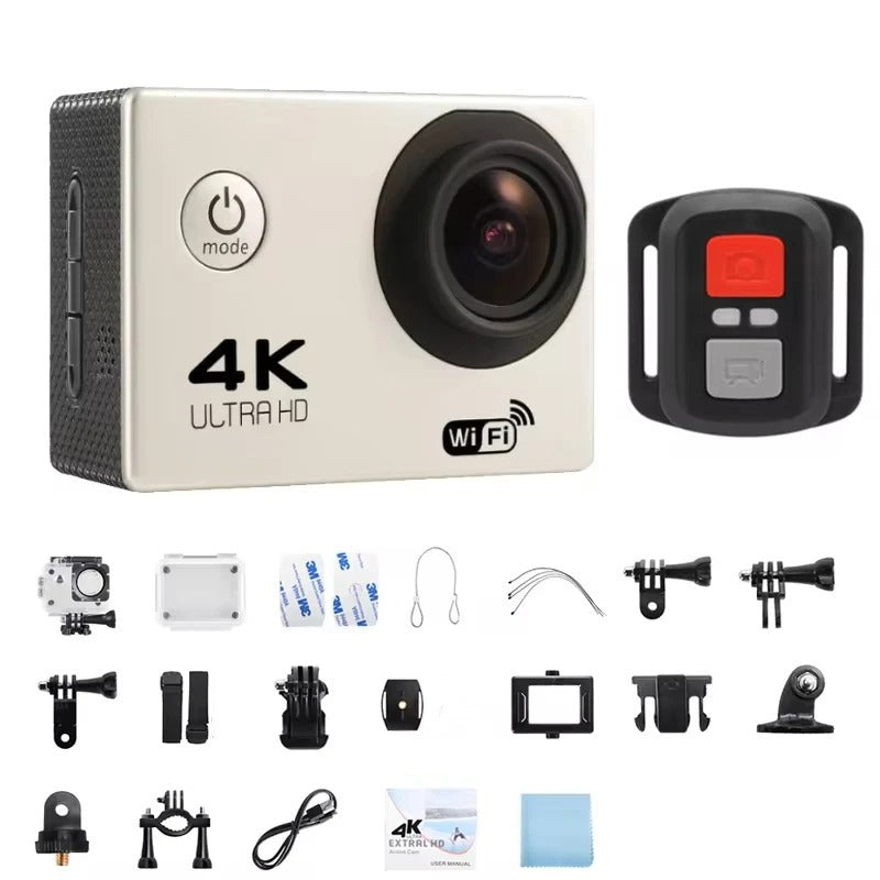 Ultra HD 4K Waterproof Action Camera for Outdoor Sports
